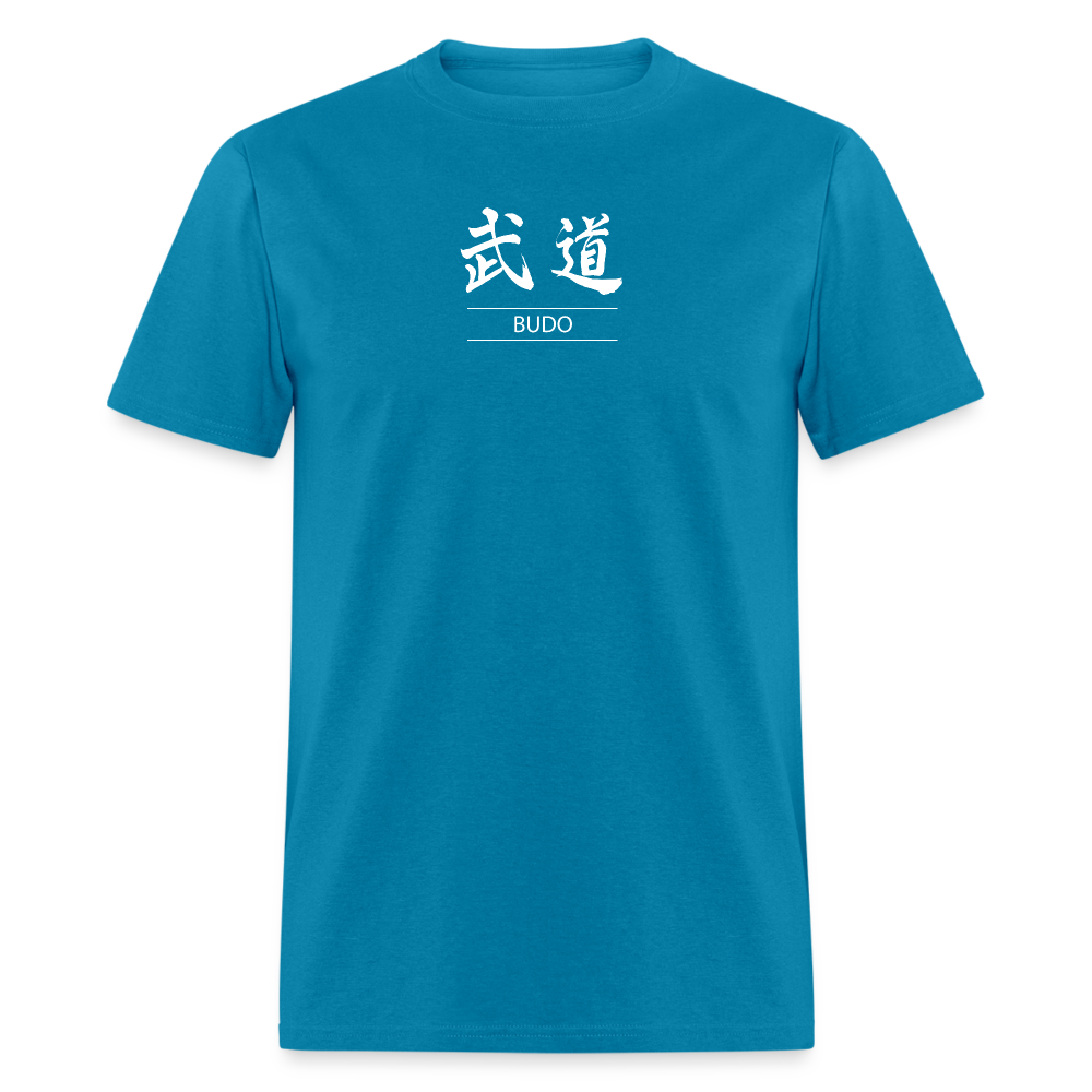 Budo Kanji Men's T-Shirt - turquoise