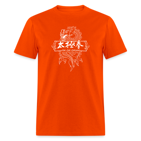 Dragon Tai Chi Chuan Men's T-Shirt - orange