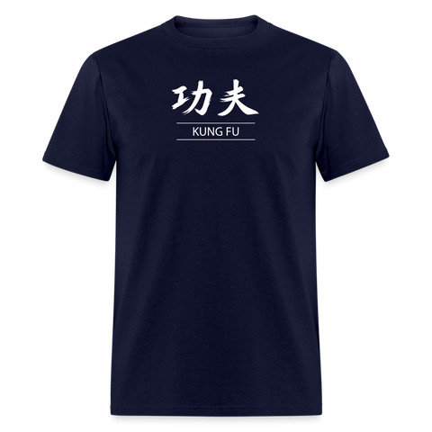 Kung Fu Kanji Men's T-Shirt - navy