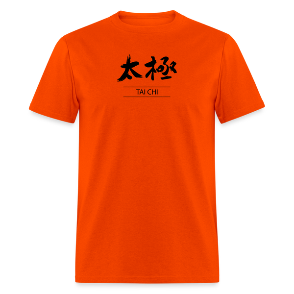 Tai Chi Kanji Men's T-Shirt - orange