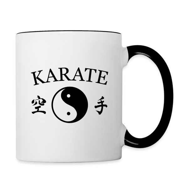 Karate Coffee Mug - white/black