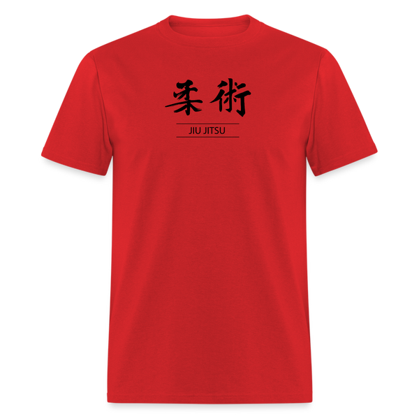 Jiu-Jitsu Kanji Men's T-Shirt - red