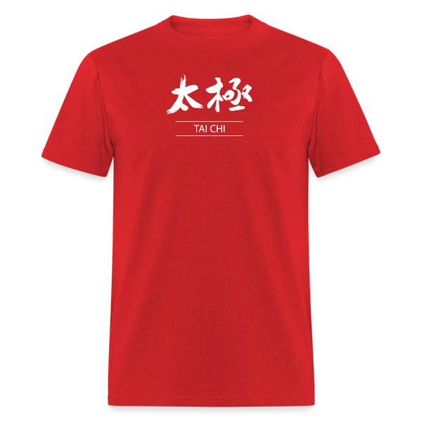 Tai Chi Kanji Men's T-Shirt - red