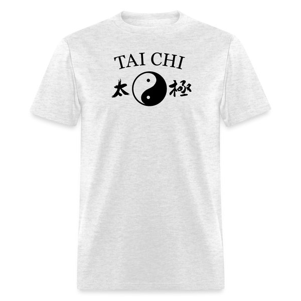 Tai Chi Yin and Yang Men's T-Shirt - light heather gray