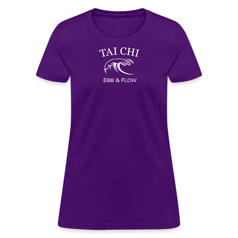 Tai Chi Ebb & Flow Women's T-Shirt - purple