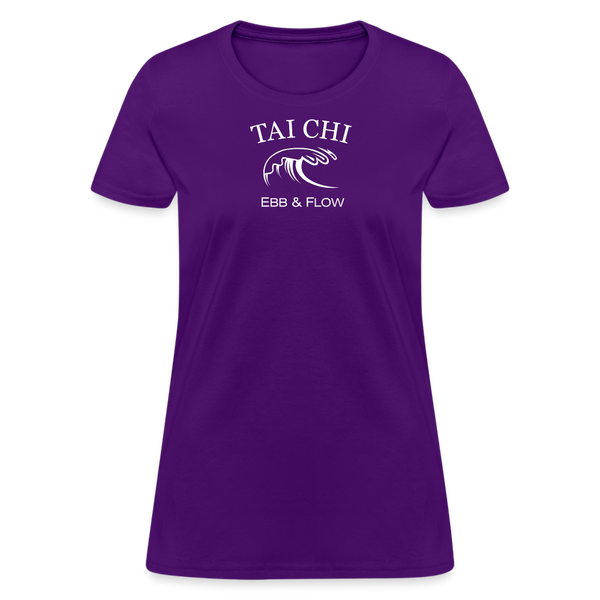 Tai Chi Ebb & Flow Women's T-Shirt - purple