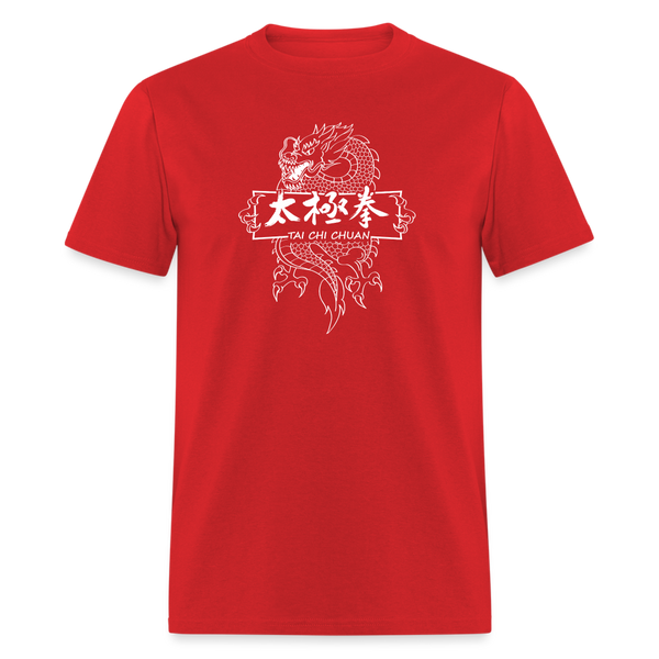 Dragon Tai Chi Chuan Men's T-Shirt - red