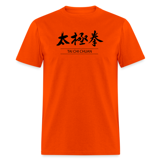 Tai Chi Chuan Kanji Men's T-Shirt - orange