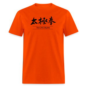 Tai Chi Chuan Kanji Men's T-Shirt - orange