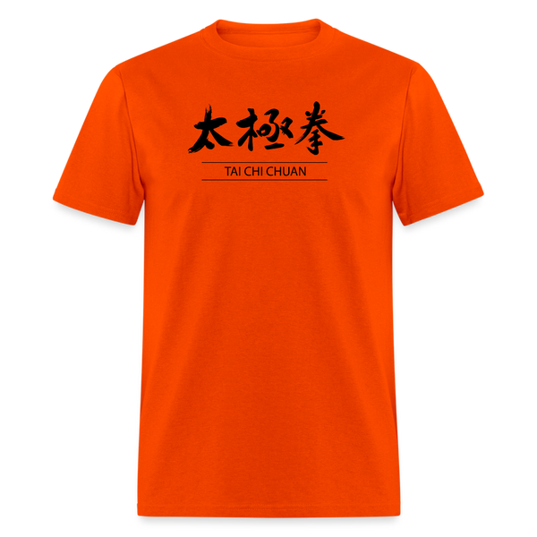 Tai Chi Chuan Kanji Men's T-Shirt - orange