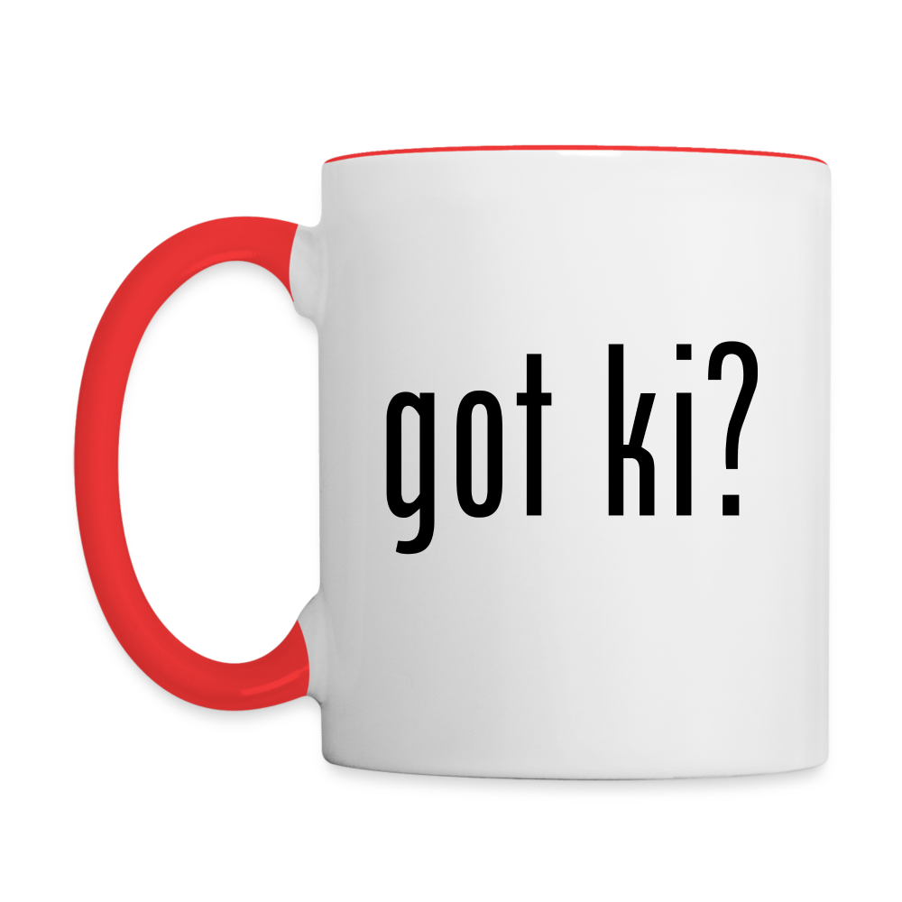 Got Ki? Coffee Mug - white/red