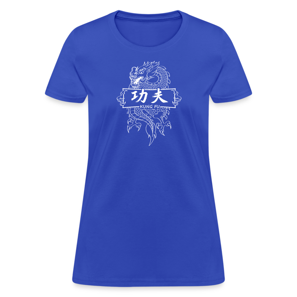 Dragon Kung Fu Women's T-Shirt - royal blue