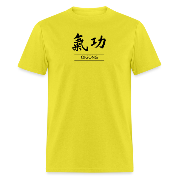 Qigong Kanji Men's T-Shirt - yellow