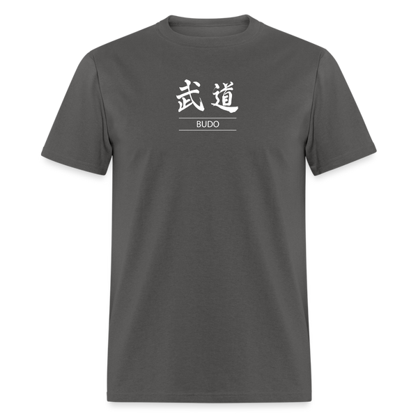 Budo Kanji Men's T-Shirt - charcoal