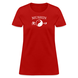 Mushin Kanji with Yin and Yang Women's T-Shirt - red