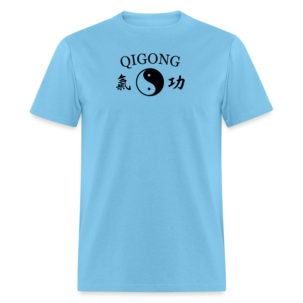 Qigong Kanji Men's T-Shirt - aquatic blue