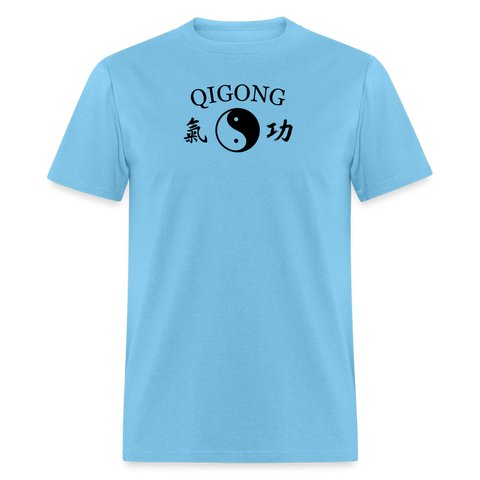 Qigong Kanji Men's T-Shirt - aquatic blue