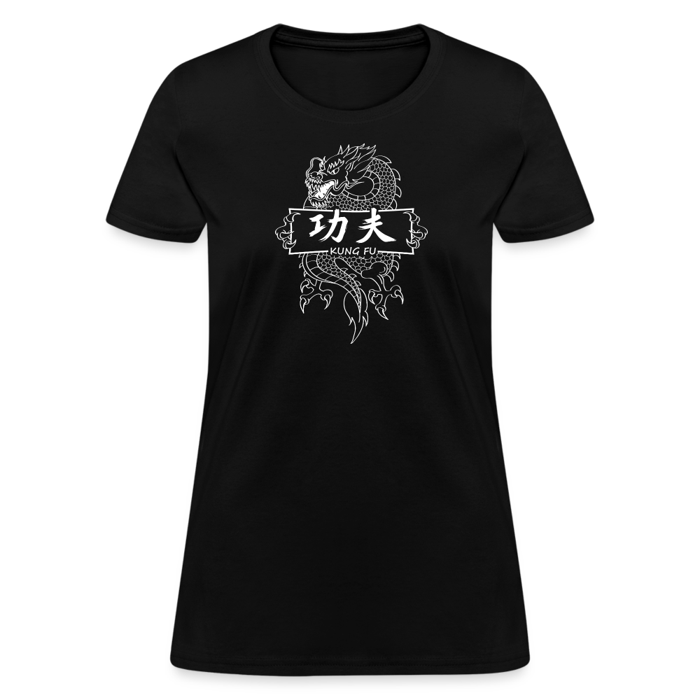 Dragon Kung Fu Women's T-Shirt - black