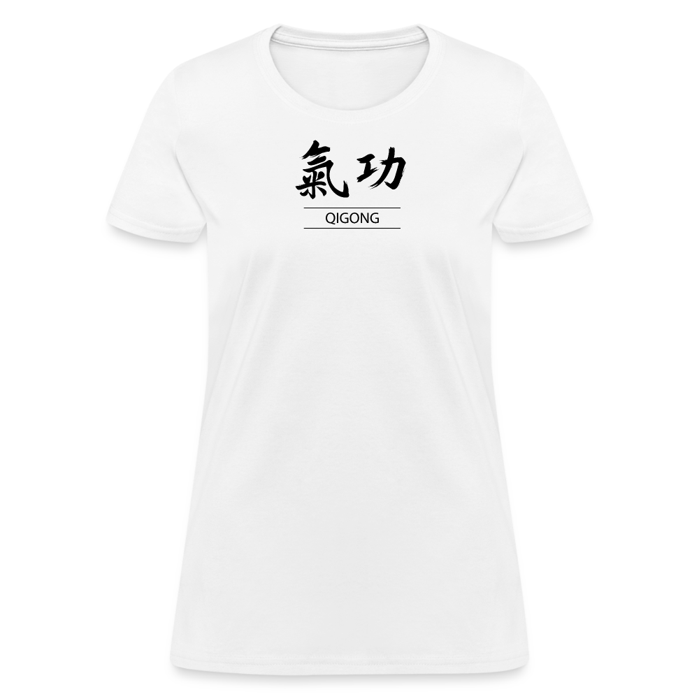 Qigong Kanji Women's T-Shirt - white