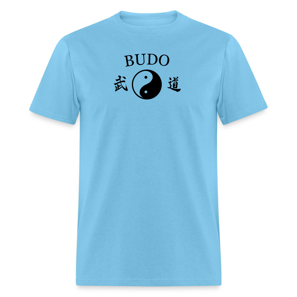 Budo Yin and Yang Men's T-Shirt - aquatic blue