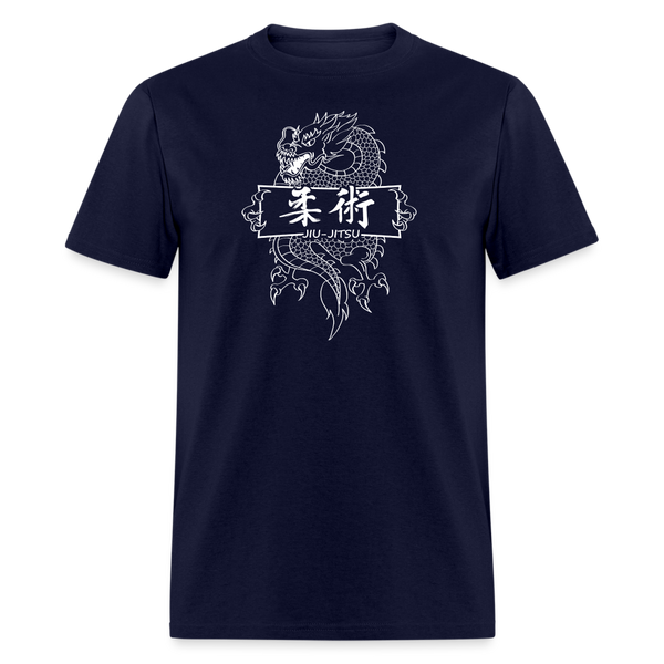 Dragon Jiu-Jitsu Men's T-Shirt - navy