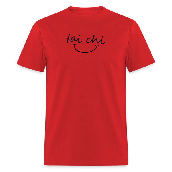 Tai Chi Smile Men's T-Shirt - red