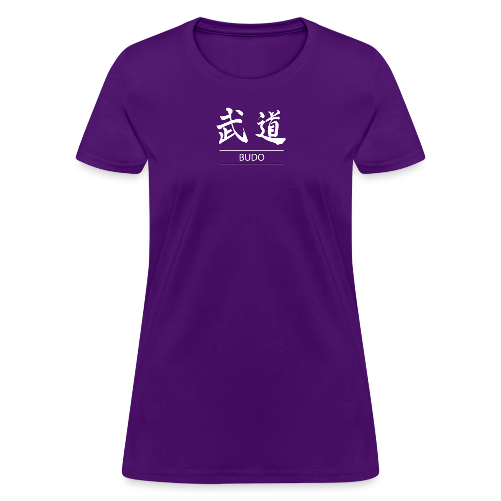 Budo Kanji Women's T-Shirt - purple