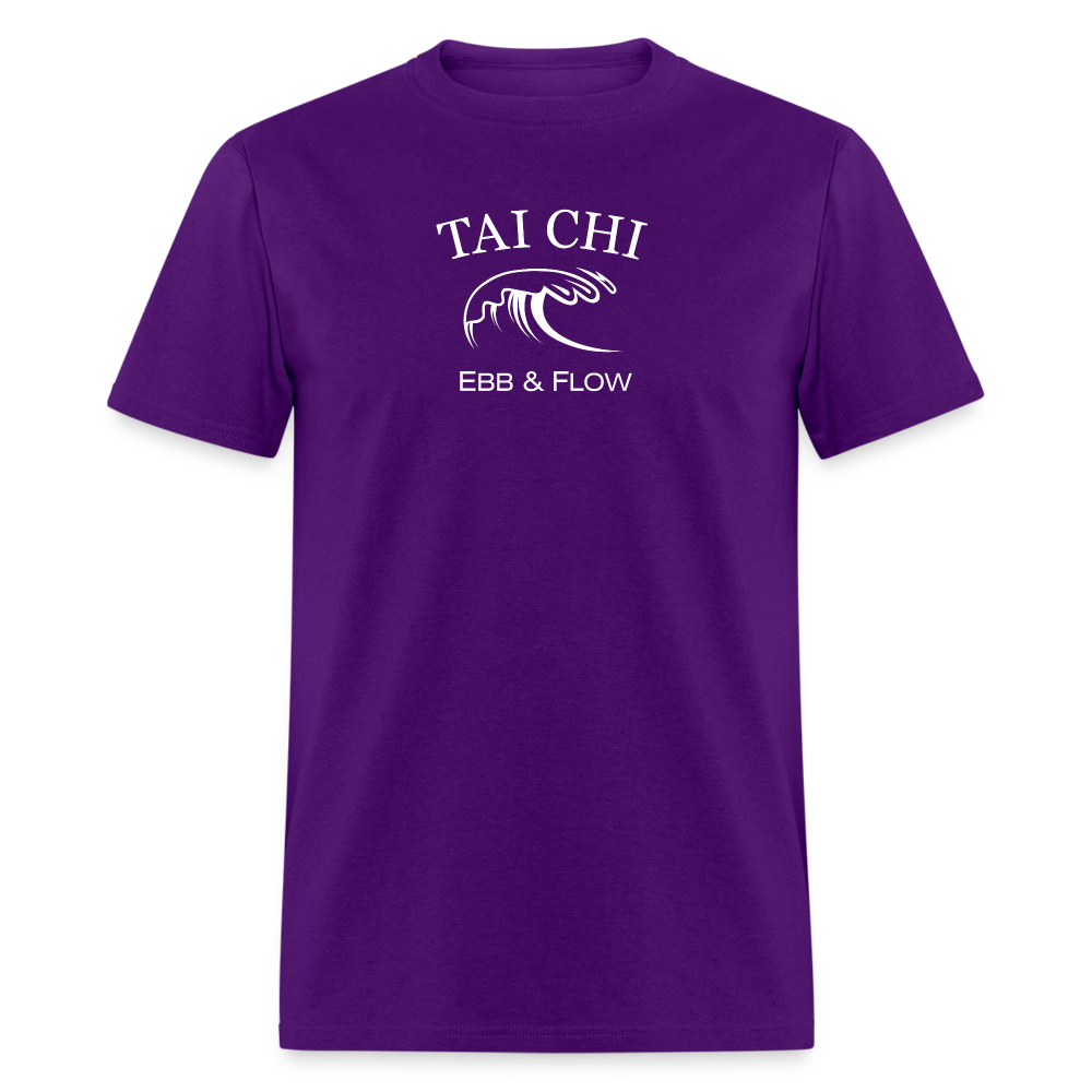 Tai Chi Ebb & Flow Men's T-Shirt - purple