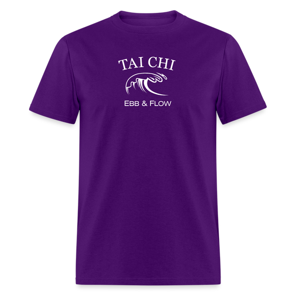 Tai Chi Ebb & Flow Men's T-Shirt - purple