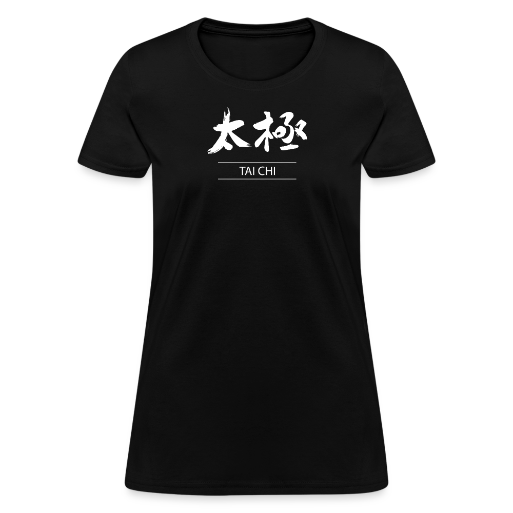 Tai Chi Kanji Women's T-Shirt - black