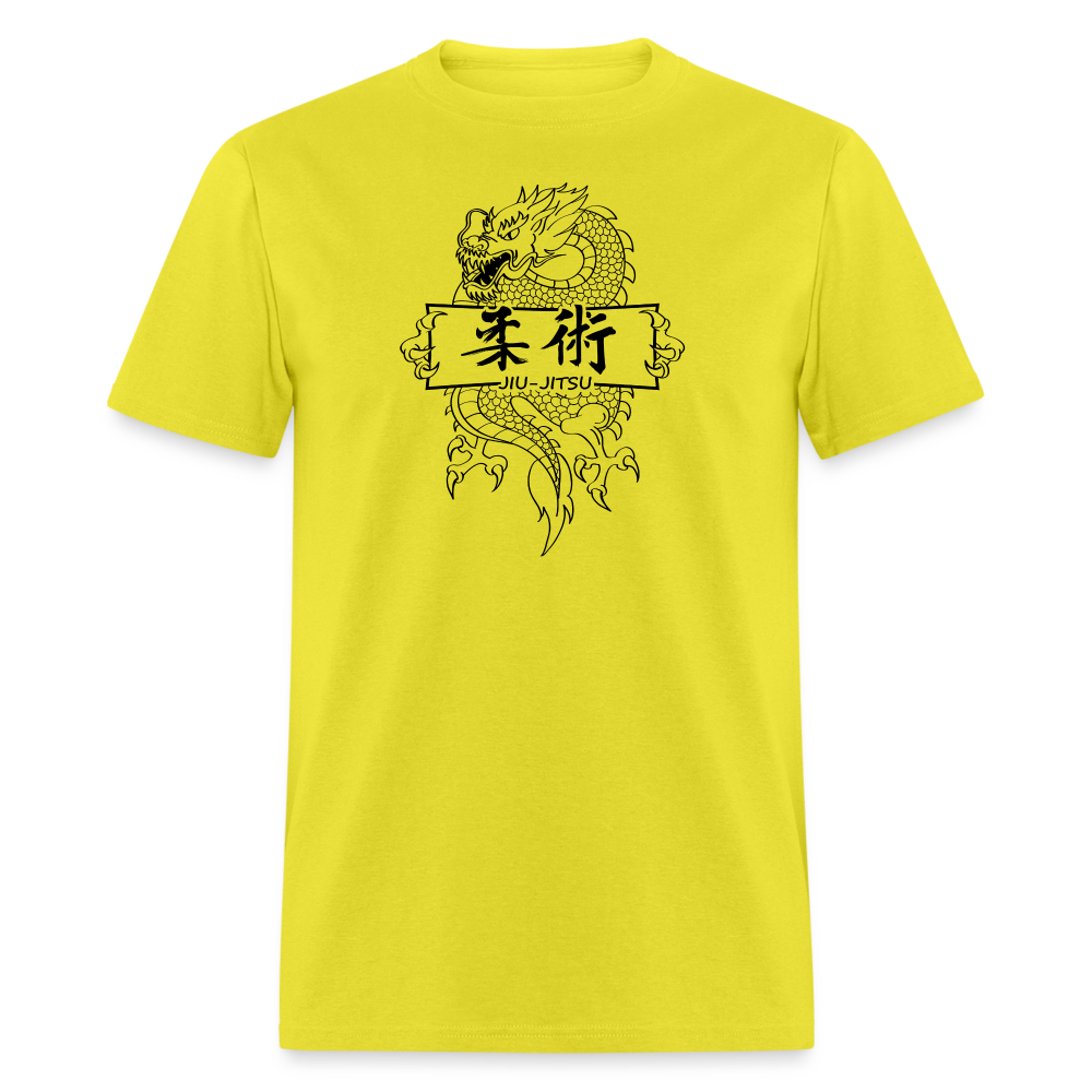 Dragon Jiu-Jitsu Men's T-Shirt - yellow