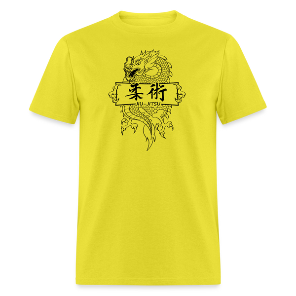 Dragon Jiu-Jitsu Men's T-Shirt - yellow