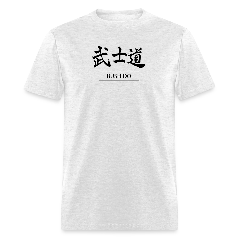 Bushido Kanji Men's T Shirt - light heather gray