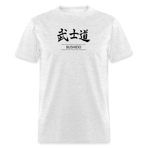 Bushido Kanji Men's T Shirt - light heather gray