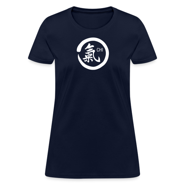 Chi Kanji Women's T Shirt - navy