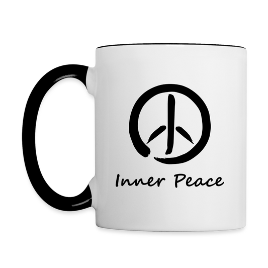 Inner Peace Coffee Mug - white/black