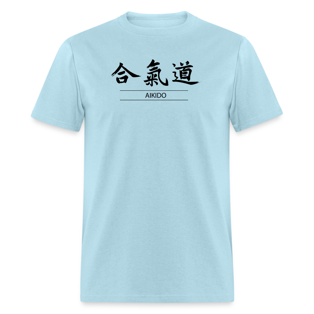 Aikido Kanji Men's T-Shirt - powder blue