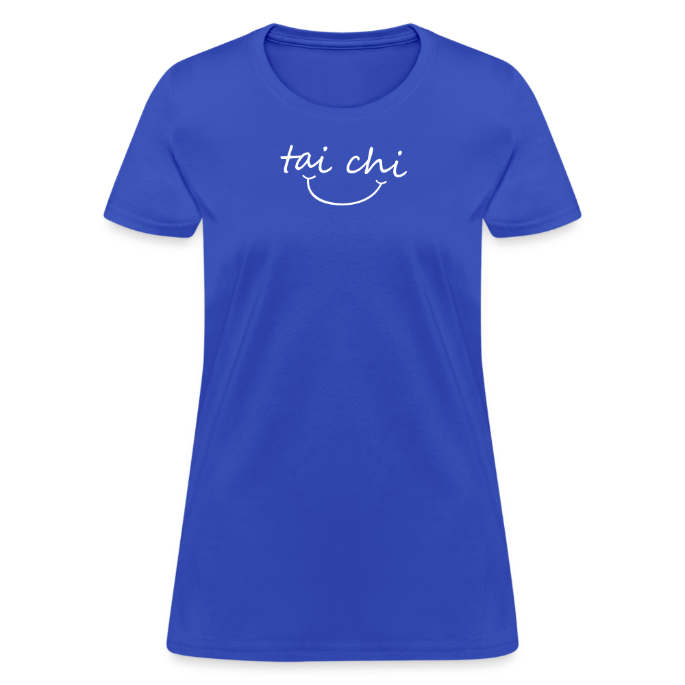 Tai Chi Smile Women's T-Shirt - royal blue