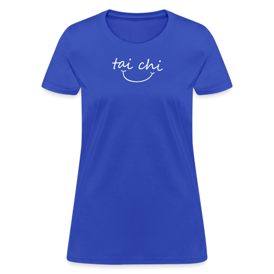 Tai Chi Smile Women's T-Shirt - royal blue