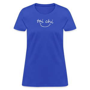 Tai Chi Smile Women's T-Shirt - royal blue