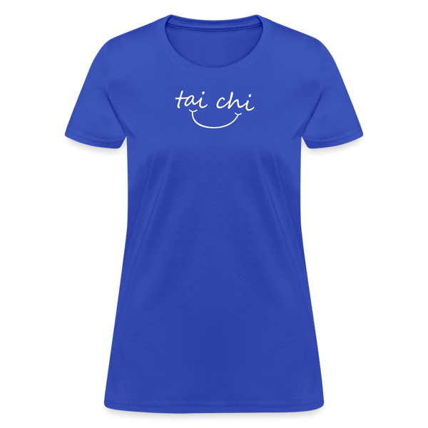 Tai Chi Smile Women's T-Shirt - royal blue