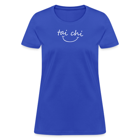 Tai Chi Smile Women's T-Shirt - royal blue