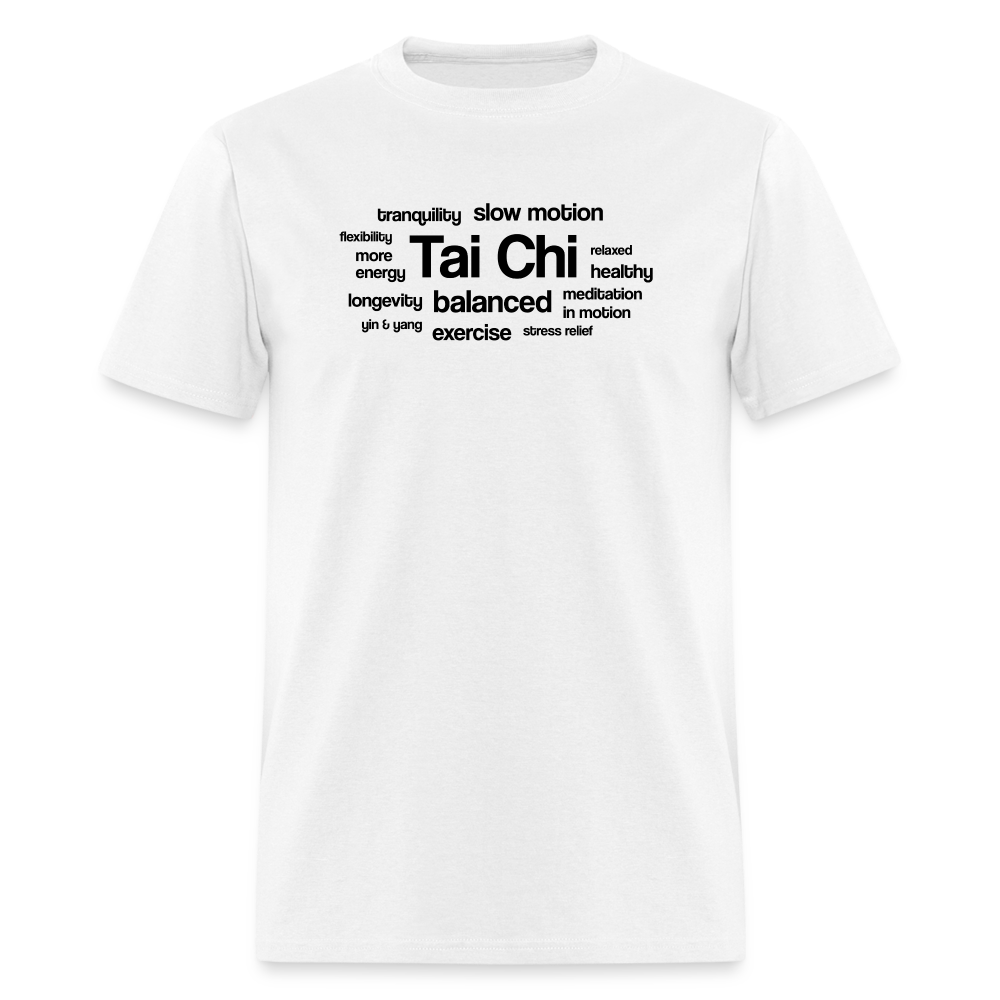 Tai Chi Health Benefits Men's T-Shirt - white