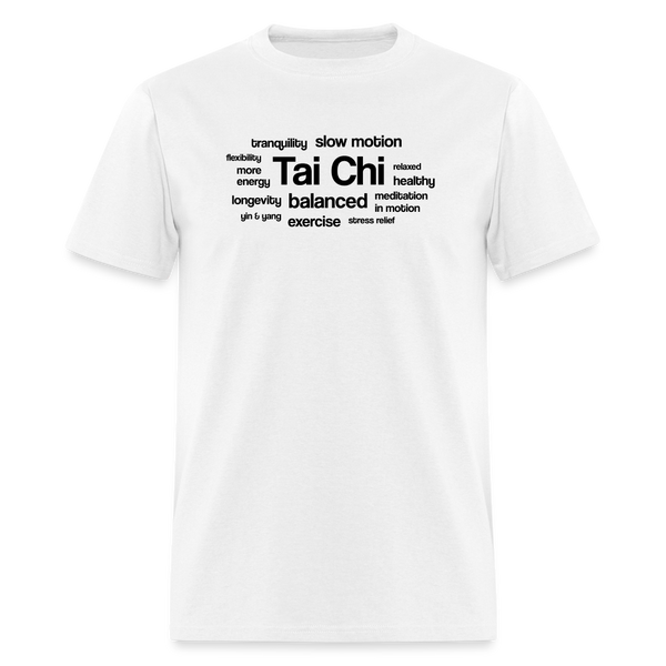 Tai Chi Health Benefits Men's T-Shirt - white