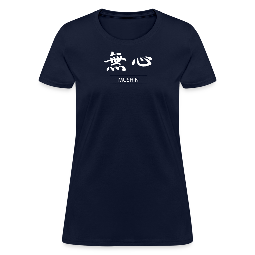 Mushin Kanji Women's T-Shirt - navy