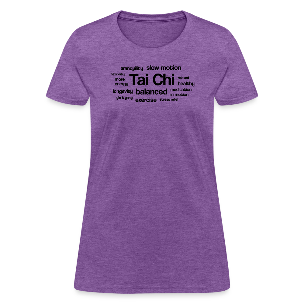 Tai Chi Health Benefits Women's T-Shirt - purple heather