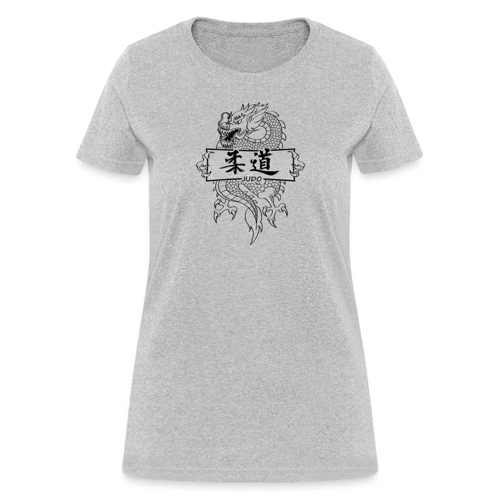 Dragon Judo Women's T-Shirt - heather gray