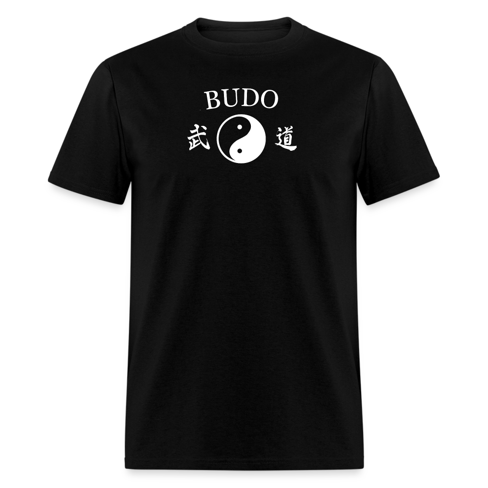 Budo Yin and Yang Kanji Men's T-Shirt - black