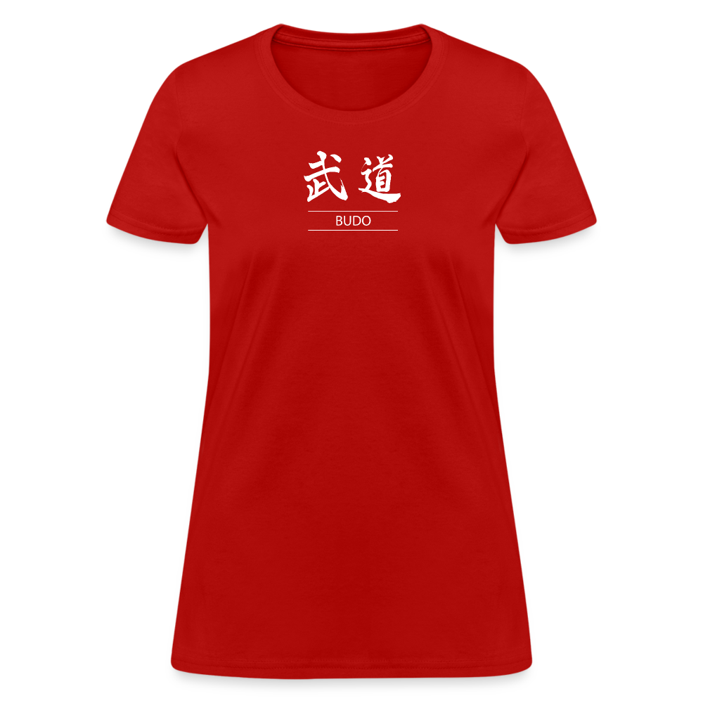 Budo Kanji Women's T-Shirt - red