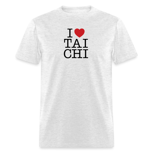 I Love Tai Chi Men's T-Shirt - light heather gray